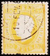 1880. Luis I. 150 REIS Perforated 12½. (Michel: 49yB) - JF193327 - Gebruikt