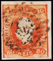 1866. Luis I. 80 REIS.  (Michel: 22) - JF193271 - Gebruikt