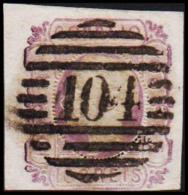 1862. Luis I. 100 REIS. LUXUS 104.  (Michel: 16) - JF193235 - Used Stamps
