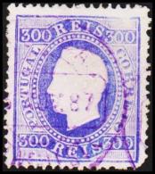 1875. Luis I. 300 REIS Perforated 13½. (Michel: 45xC) - JF193314 - Used Stamps