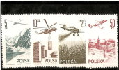 POLOGNE POSTE AERIENNE DE 1976/78   N°55/58  NEUF ** MNH - Neufs