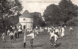 77...SEINE ET MARNE....SAINTE COLOMBE....COLONIE....UNE PARTIE DE FOOT BALL - Altri & Non Classificati