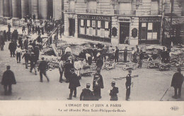Orage - Climat - Catastrophe - Paris 15 Juin 1914 - Place Saint Philippe Du Roule - Catastrofi