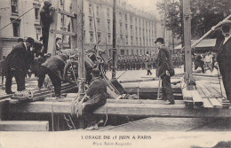 Orage - Climat - Catastrophe - Paris 15 Juin 1914 - Place Saint Augustin - Catastrofi