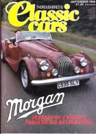 CLASSIC CARS - SEPTEMBER 1986 - MORGAN PLUS FIFTY - Transportation