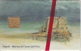 TARJETA CON CHIP DE ITALIA DE NAPOLI - MARINA DI CASTELL'OVO  (NUEVA-MINT) EUROPA CARD SHOW - Test- Und Dienst-TK