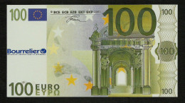 100 Euros POLYMER Note "BOURRELIER" Billet Scolaire, Type B = Size 132 X 73, RRRRR, Little Used! Extrem Scarce!!! - Other & Unclassified