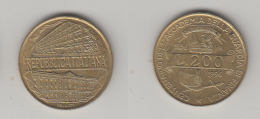 200 LIRES 1996 - CENTENARIO DEL'LA GUARDA DI FINANZA - 200 Liras