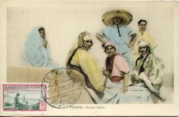 6835 Span. Morocco, Maximum 1952  Tutuan Marruecos,  Tipicals Arab  Womans Of The Span. Morocco - Islam