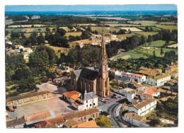 Cpsm: 85 LA MOTHE ACHARD (ar. Les Sables D´Olonne) Eglise Et Centre Bourg - Vue Aérienne (Voitures) CIM  N° 3.99.00.5647 - La Mothe Achard