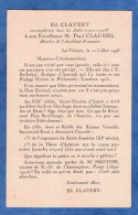 Delcampe - CPA - LE VESINET - Courrier D' Ed. CLAVERY à Paul CLAUDEL De L'Académie Française - TOP RARE - 21 Juillet 1948 - Le Vésinet