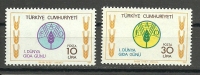 Turkey; 1981 World Food Day - Unused Stamps