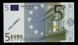 5 Euro POLYMER Note "DAL NEGRO" Billet Scolaire, Educativ, Size 110 X 63, RRRRR, UNC Extrem Scarce!! - Andere & Zonder Classificatie