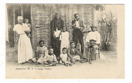 WEST  INDIES  /  JAMAICA  ( île De La JAMAÏQUE ) /  A  HAPPY  FAMILY  /  CPA  PRECURSEUR  ( Avant 1904 ) - Jamaïque