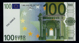 100 Euro POLYMER Note "DAL NEGRO" Billet Scolaire, Educativ, Size 140 X 78, RRRRR, UNC Extrem Scarce!! - Other & Unclassified