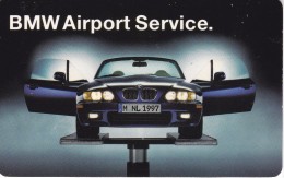 O 486 TARJETA DE ALEMANIA DE UN COCHE BMW AIRPORT SERVICE DE TIRADA 10000  (CAR) - O-Series : Series Clientes Excluidos Servicio De Colección