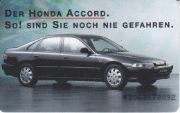 K 399 TARJETA DE ALEMANIA DE UN COCHE HONDA ACCORD DE TIRADA 11000  (CAR) - K-Serie : Serie Clienti