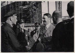 39855- HITLER AT MEETING PICTURE CARD, HISTORY, ALBUM NR 15, IMAGE NR 84, GROUP 62 - Storia