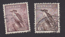 Australia, Scott #173, 173b, Used, Kookaburra, Issued 1937 - Usados