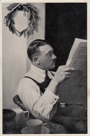 39984- HITLER READING NEWSPAPER, PICTURE CARD, HISTORY, ALBUM NR 15, IMAGE NR 195, GROUP 64 - Histoire