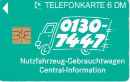 O 1648 TARJETA DE ALEMANIA DE UN CAMION MERCEDES BENZ DE TIRADA 3000  (CAR-COCHE) - O-Serie : Serie Clienti Esclusi Dal Servizio Delle Collezioni