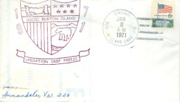 United States 1971 Operation Deep Freeze USCGC Burton Island - Lot. 385 - Programas De Investigación