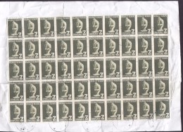 Greenland 1979 Mi. 117    7 Kr. Kunsthandwerk Specksteinfigur 50-Block & 33-Block On Big Db. Sided Cutout Piece !!!! - Usati