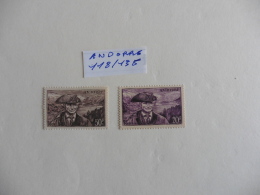 Andorre Français :   Timbres Neufs :N° 118 Et 135 - Colecciones