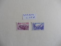 Andorre Français :   Timbres Neufs :N°  358 Et 359 :Europa - Collezioni