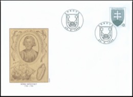 1996 : Moric Von Benovsky Diplomate De Madagascar COB 14 Michel U 14 Oblitéré - Covers