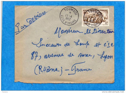 MARCOPHILIE-lettre Cote D'ivoire-cad TOUMODI -1952-stamp AOF-N°40-autorail En Gare - Pour FRANCE - Covers & Documents