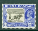 Burma: 1946   British Civil Administration - KGVI   SG57b    3a 6p   MH - Birmanie (...-1947)