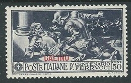 1930 EGEO CALINO FERRUCCI 50 CENT MH * - K120 - Egée (Calino)