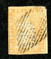 10017  Switzerland 1854-55 Zumstein #25B  (o)  Michel #16 IIAym - Usati