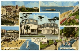 BOURNEMOUTH : HINTON FIRS HOTEL, EAST CLIFF / ADDRESS - DUNDEE, BROUGHTY FERRY ROAD (GIFFEN) - Bournemouth (avant 1972)