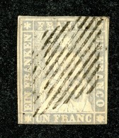 10035  Switzerland 1855 Zumstein #27C  (o)  Michel #18 II Ays - Oblitérés