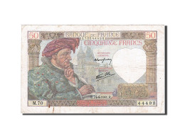 Billet, France, 50 Francs, 1941, 1941-04-24, TTB, Fayette:19.9, KM:93 - 50 F 1940-1942 ''Jacques Coeur''