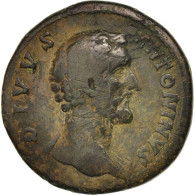Monnaie, Antonin Le Pieux, Sesterce, 161, Roma, TB+, Bronze, RIC:1266 - La Dinastia Antonina (96 / 192)
