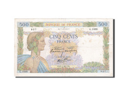 Billet, France, 500 Francs, 1939, 1941-01-09, TB, Fayette:32.12, KM:95a - 500 F 1940-1944 ''La Paix''