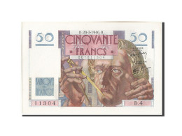 Billet, France, 50 Francs, 50 F 1946-1951 ''Le Verrier'', 1946, 1946-03-28 - 50 F 1946-1951 ''Le Verrier''