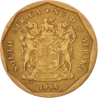 Monnaie, Afrique Du Sud, 20 Cents, 1994, Pretoria, TTB, Bronze Plated Steel - Zuid-Afrika