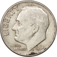 Monnaie, États-Unis, Roosevelt Dime, Dime, 1964, U.S. Mint, Denver, SPL - 1946-...: Roosevelt