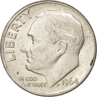 Monnaie, États-Unis, Roosevelt Dime, Dime, 1964, U.S. Mint, Philadelphie, SPL - 1946-...: Roosevelt