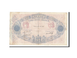 Billet, France, 500 Francs, 1929, 1929-08-23, TB, Fayette:30.32, KM:66k - 500 F 1888-1940 ''Bleu Et Rose''