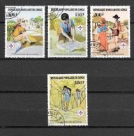 Congo 663 à 66 O Scouts - Used Stamps