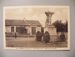 A378. CPA. 44. PAIMBOEUF. Place Saint-Louis.Monument Aux Morts.  Beau Plan Animé.  Non Ecrite - Paimboeuf