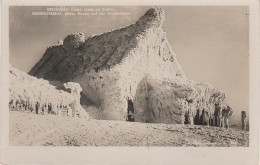 AK Riesengebirge Schneekoppe Gasthof Böhmische Baude Ceska Chata Bouda Winter Bei Petzer Pec Spindlermühle Krummhübel - Sudeten