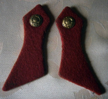 Ex Yugoslavia - Military - JNA -  Pair Of  Collar Tabs - Period 1945. - Uniforms