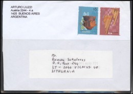 ARGENTINA Postal History Bedarfsbrief Air Mail AR 010 National Crafts - Lettres & Documents