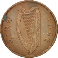 Monnaie, IRELAND REPUBLIC, Penny, 1946, TTB+, Bronze, KM:11 - Irlande